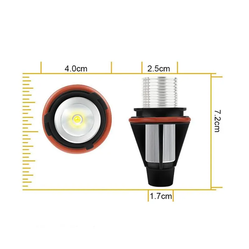 BMW 엔젤아이 5W E39 E60 엔젤아이 안개등 LED 헤드라이트 주간주행등 디코딩 기능 포함