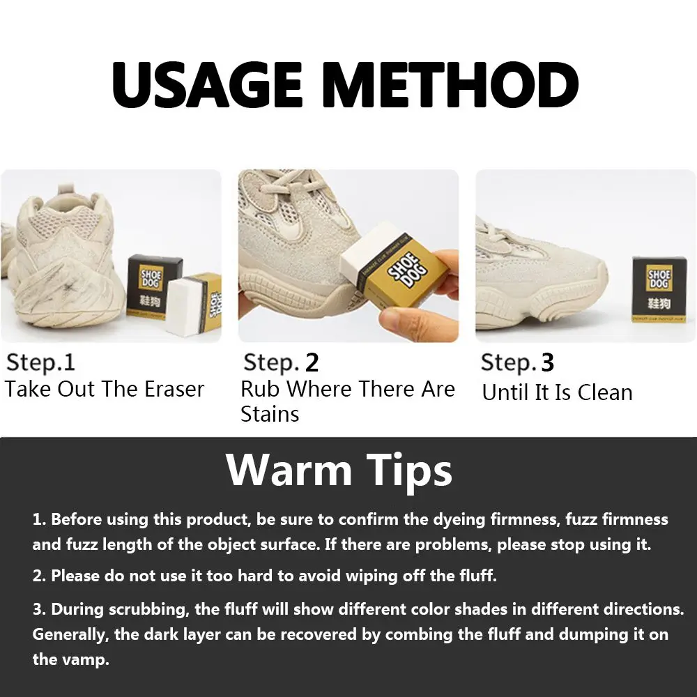 Shoes Cleaning Eraser Suede Sheepskin Matte Leather Shoe Care Leather Cleaner Sneaker Care Stain Cleaner Rubber Block Shoe Brush