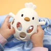 1Pcs Baby Teether Gloves Kids Cartoon Chick Shape Teether Toy Silicone Dental Care Gums Anti-eating Hand ​Molar Baby Accessorie 1