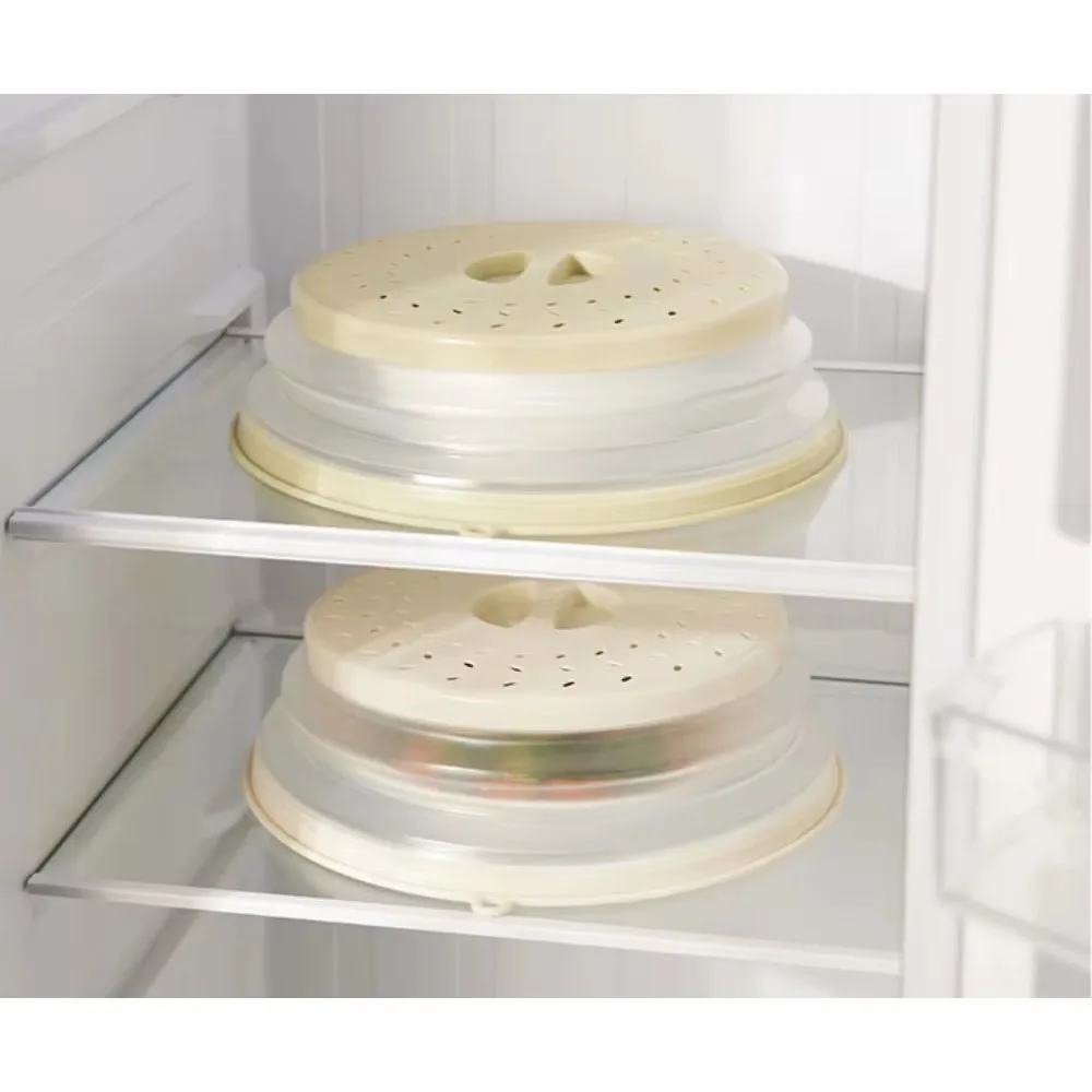 Microwave Splatter Cover Oil-proof Splash-proof With Hook Cooking Lids Silicone Fresh-keeping Cover Heating Folding