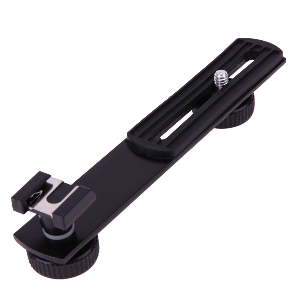 Universal Double End Light Stand Holder Flash Bracket Mount Tripod Adapter Screws For Digital SLR Camera Flashes Accessories