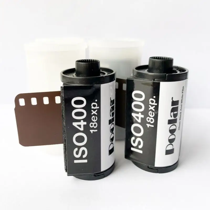 블랙 화이트 네거티브 카메라 필름 35mm 카메라 135 흑백 필름 ISO 400 초보자 연습 필름, 사진 스튜디오 키트