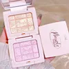 3D Embossed Glitter Palette Eyeshadow Cheek Contour High Gloss Palette Body Highlight Palette Palette Illuminator Cosmetics 3