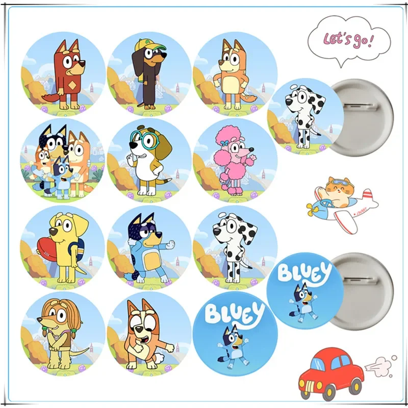 

20 шт., детская Фирменная брошь с изображением лосят, 45 мм