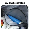 Gym Tote Bag Travel  Fitness Sports Dry Wet Large Outdoor Duffel Shoulder Training Swimming Yoga Carry on Bag Handbags 2pcs/set 4