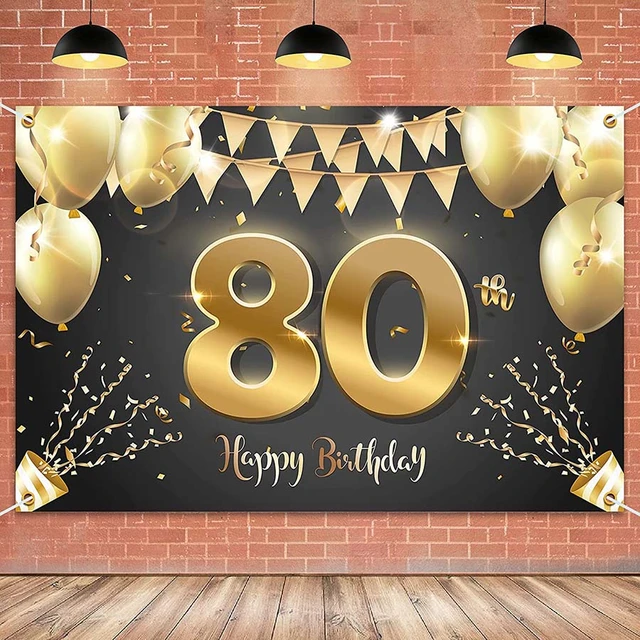 80th Birthday Party Decorations | Decorations 80 Birthday Party ...