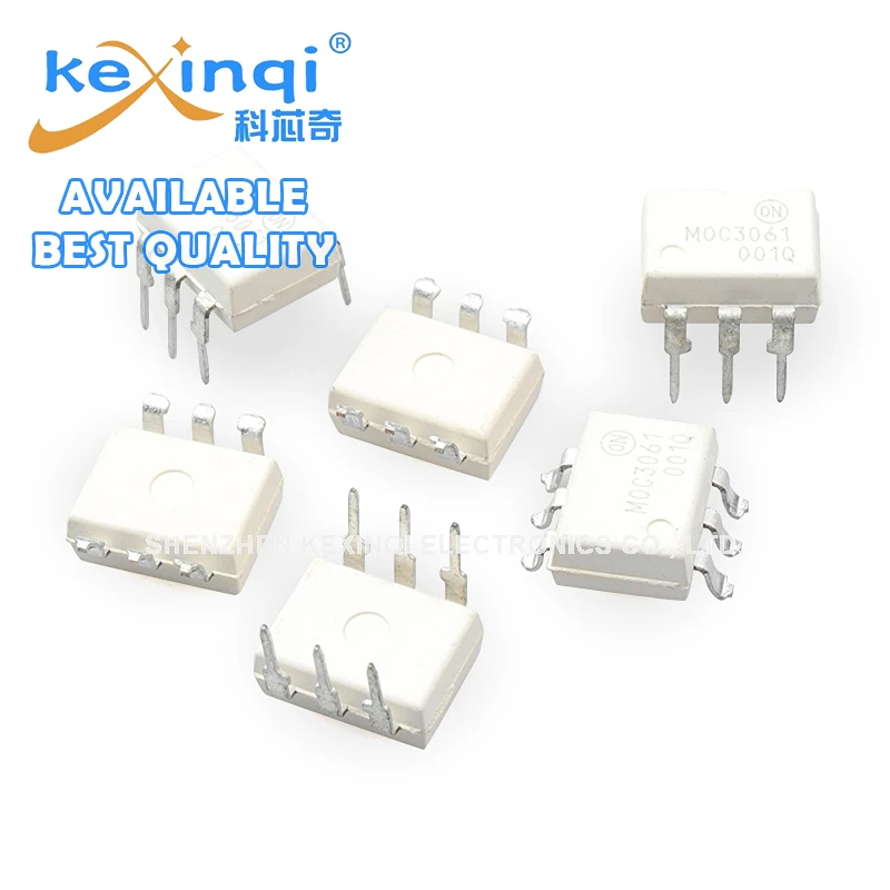 MOC3061 SMD MOC3061 DIP SMD SOP6/ DIP6 3 단자 양방향 사이리스터 옵토 커플러/아이솔레이터 옵토 커플러, 10 개