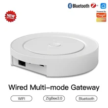 

Bluetooth ZigBee Graffiti Smart Home Wired Wireless Multi-Mode Gateway App Remote Control Timing Dual-Mode Host