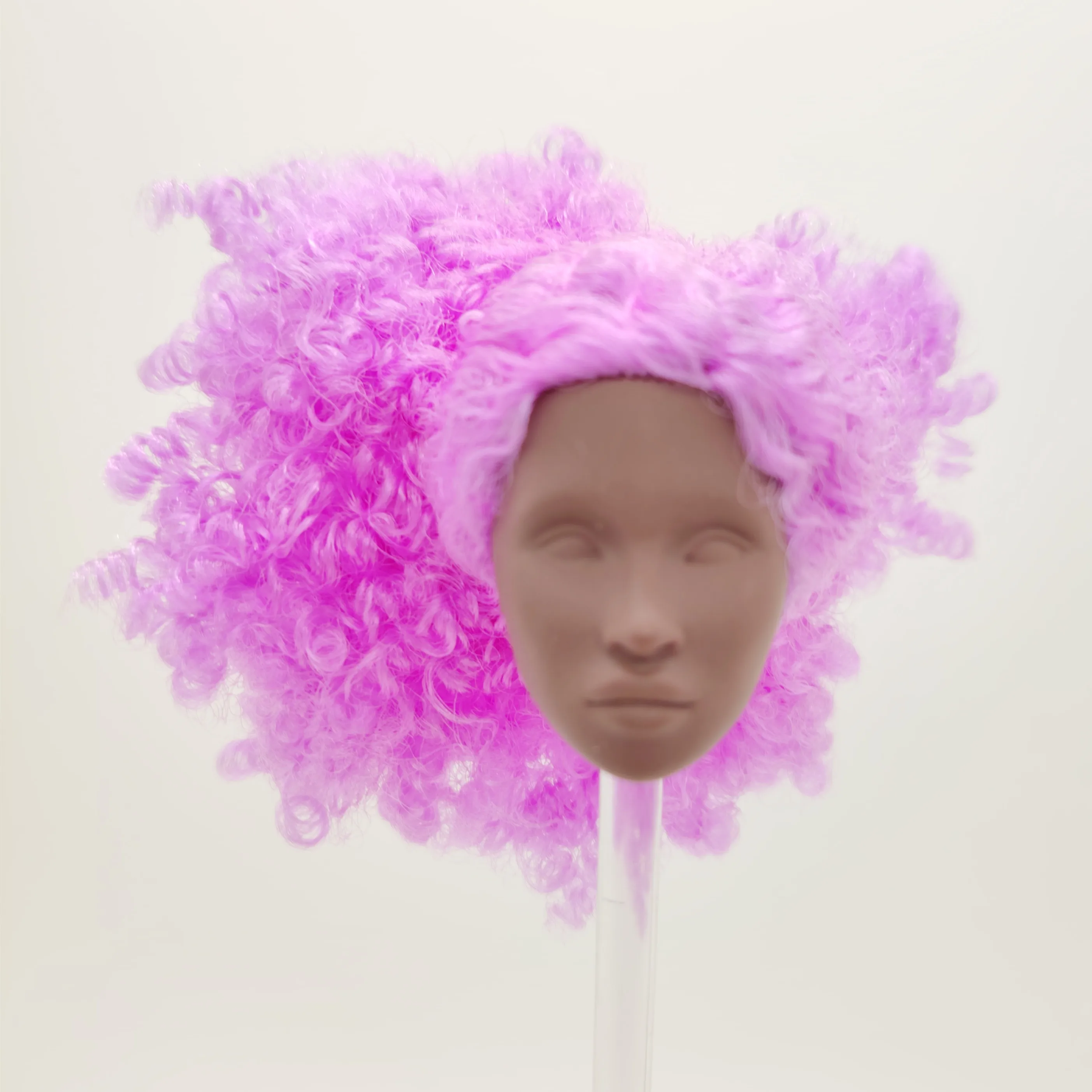 

Fashion Royalty Color Infusion Adele Makeda Purple Curly Hair Dark A Skin Integrity 1/6 Doll Head