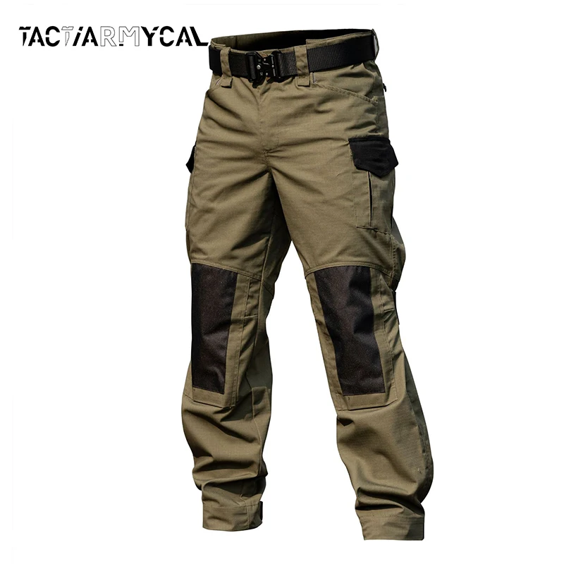 Military Tactical Cargo Pants Men Army Training Trousers Multi Pockets WearResistant Waterproof