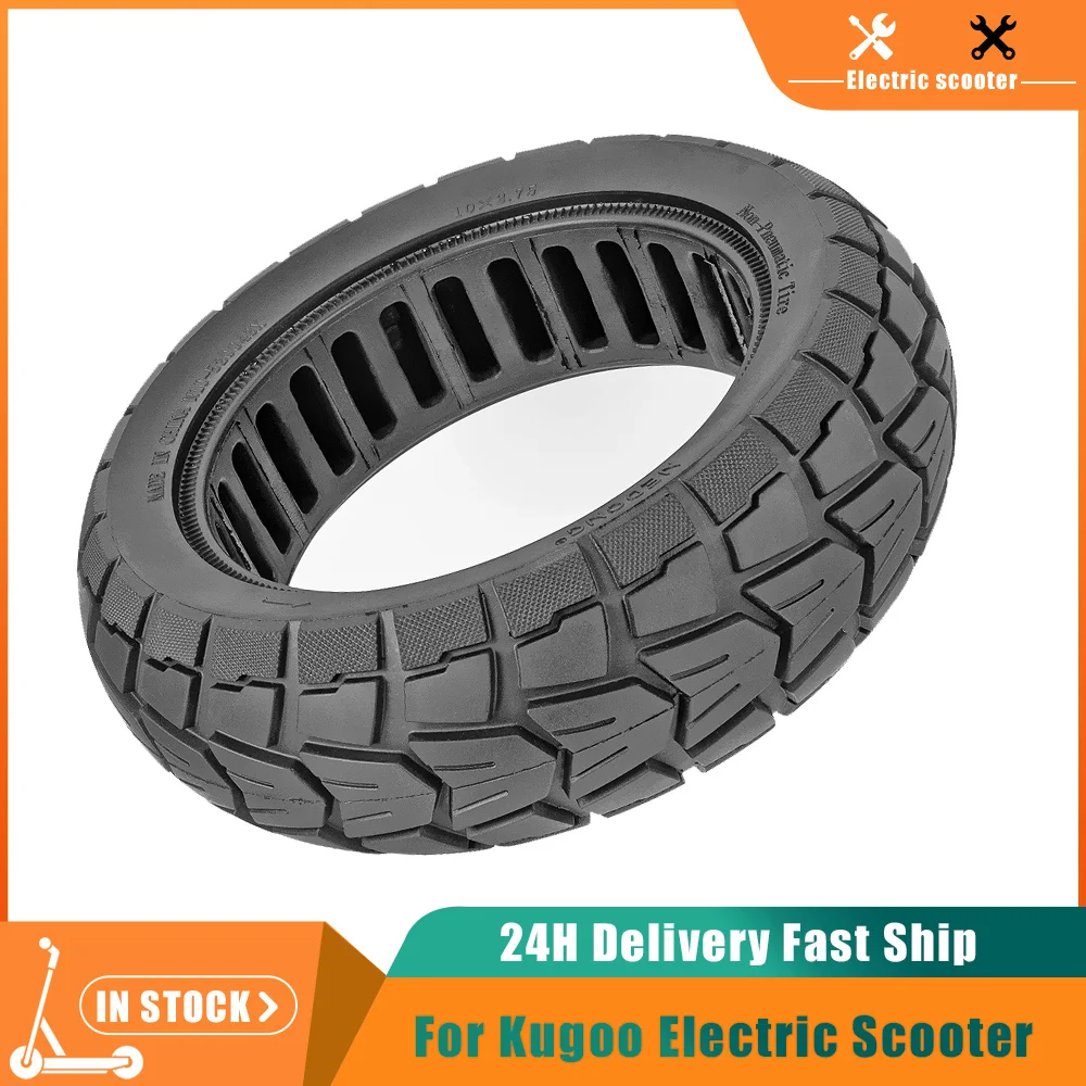 

10x2.75 Solid Tire 85/65-6.5 Non-Pneumatic Tyre for Kugoo G-Booster G2 Pro Electric Scooter 10inch Honeycomb Wheel Tyres