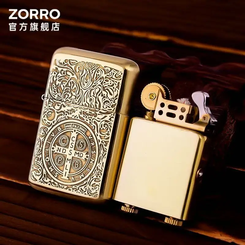 ZORRO's New Z790 Original Copper Kerosene Lighter, Peony