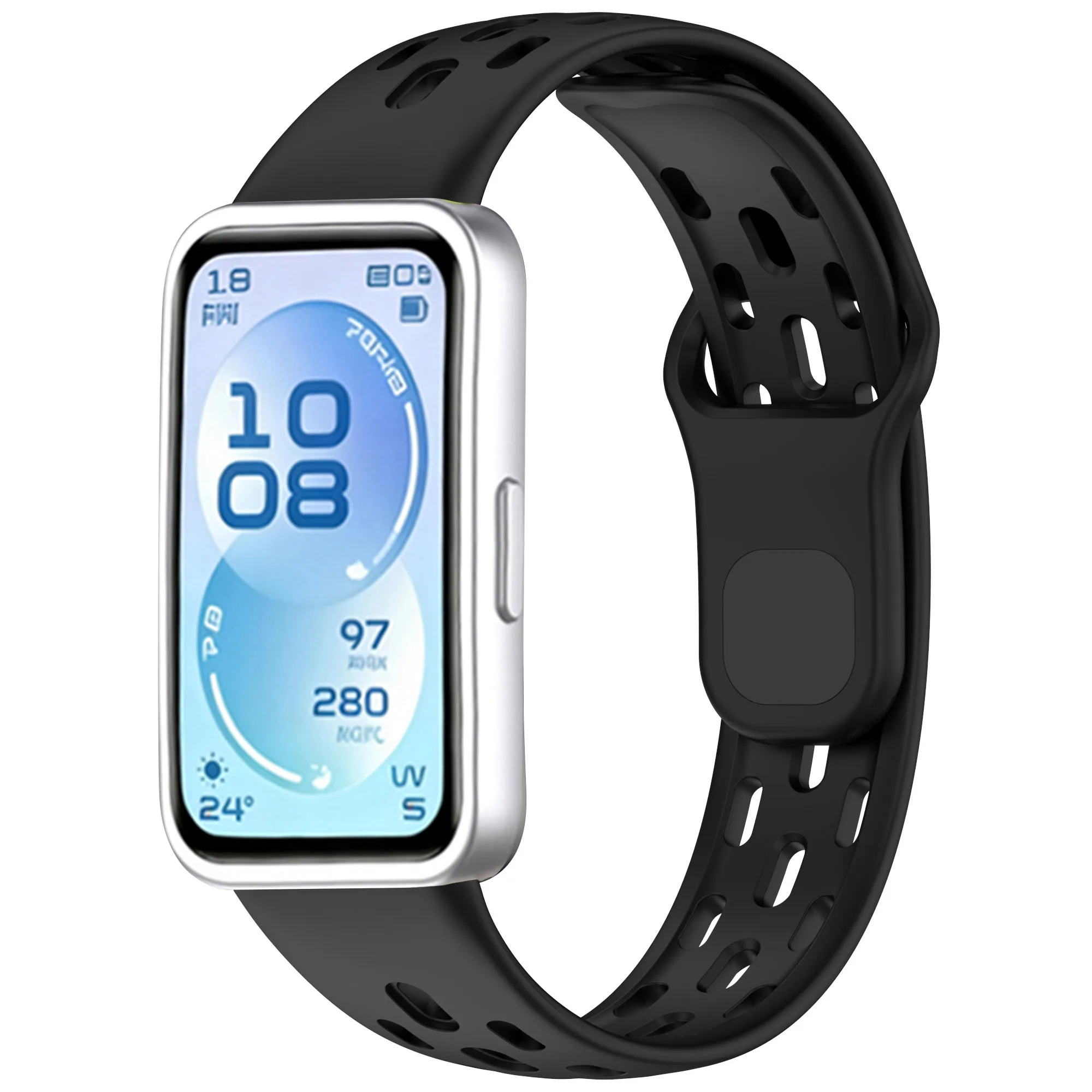 Silicone Sports Breathable Mesh Wristband Bracelet