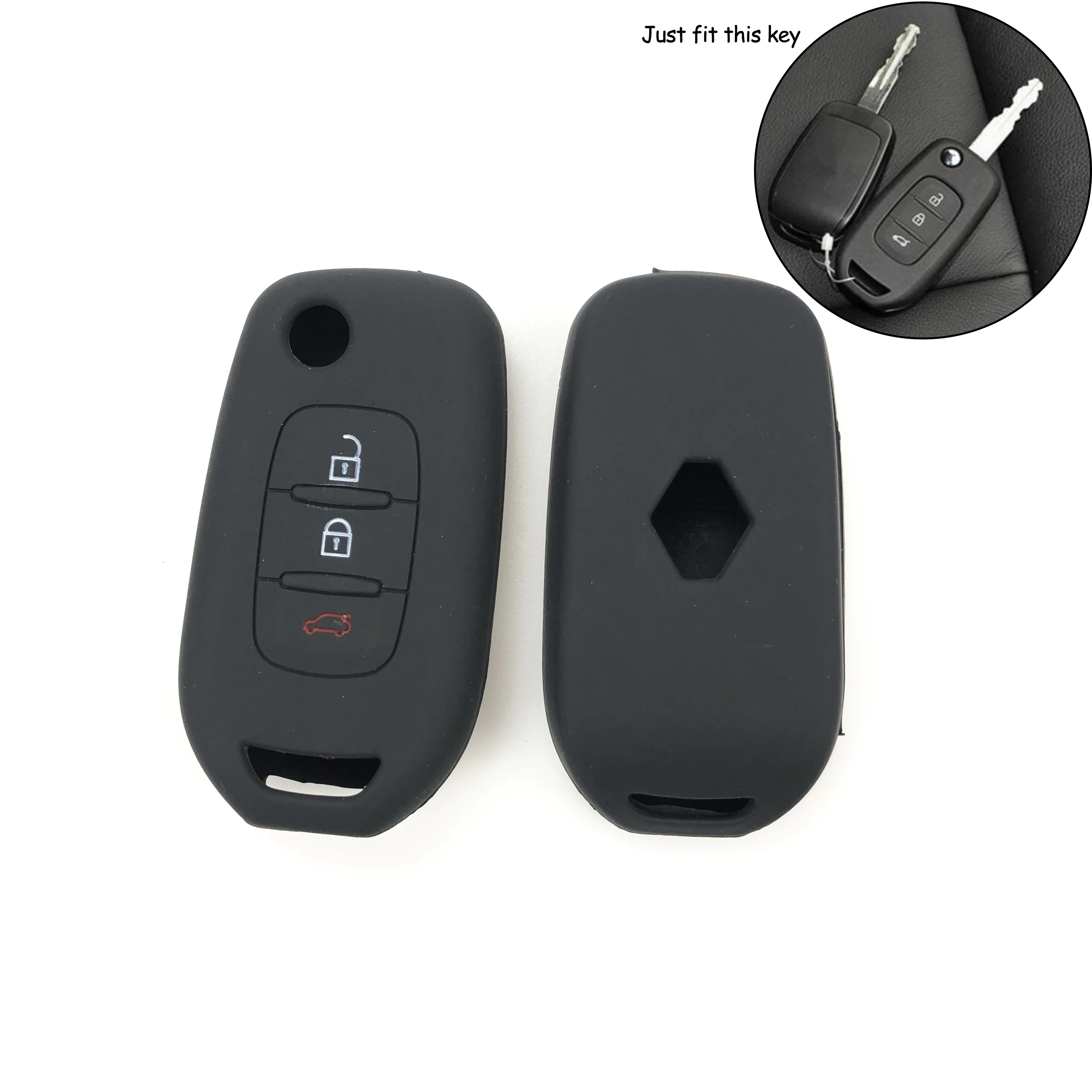 TPU Key Case für Dacia Sandero Stepway Logan Staub tuch für Renault Duster  Dokker Logan Stepway Clio 5 ss2 Renault Twingo Cover - AliExpress