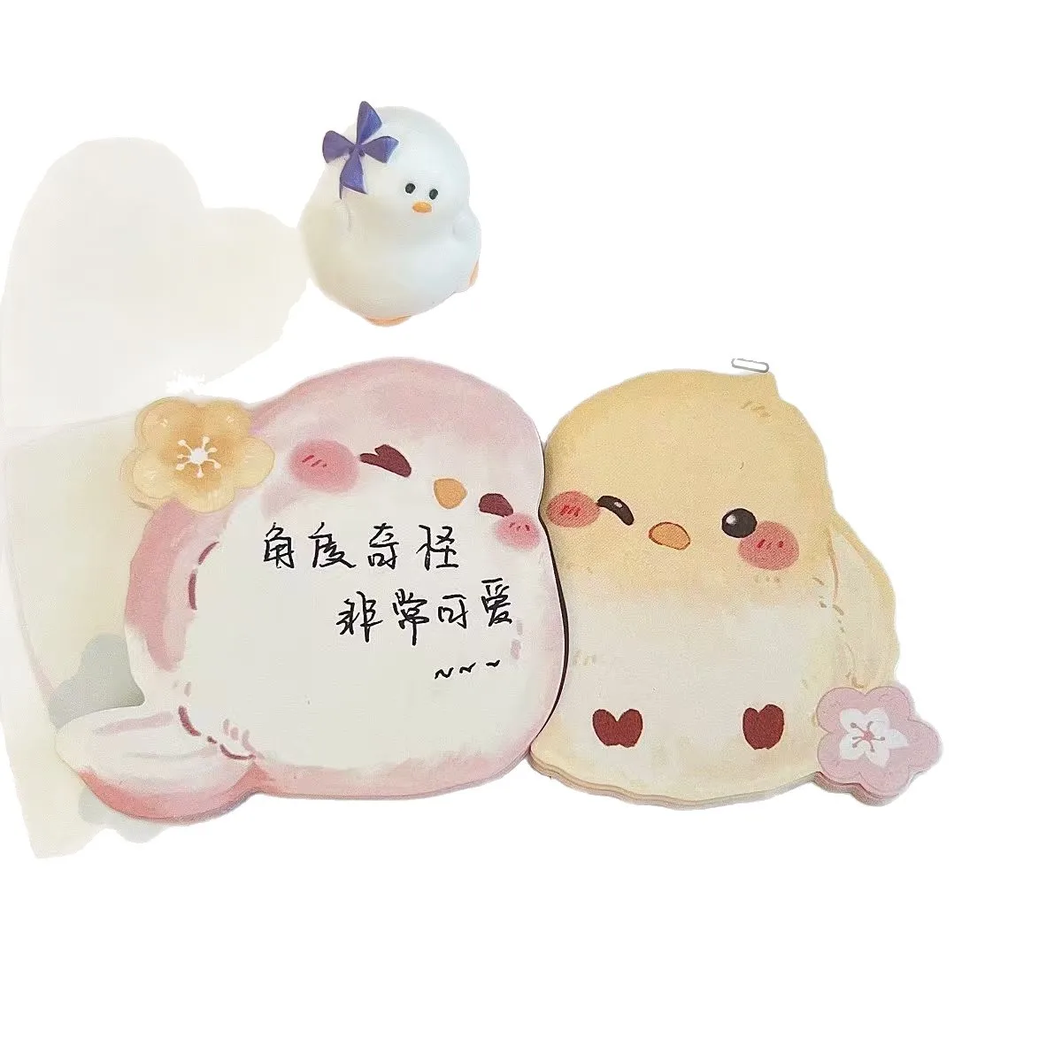 20 Sheets Cute Cartoon Animal Sticky Notes, Memo Sticky Note Animal Notepad Page Markers Flags for Home School Office - 6