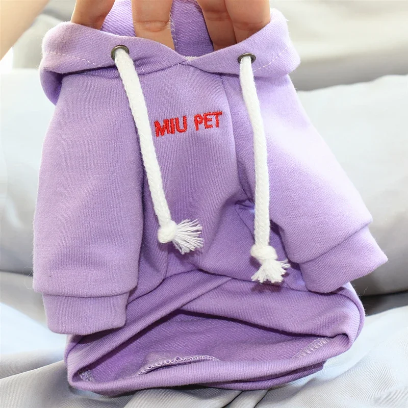 Dog Hoodie Spring Autumn Winter Dog Clothes Cat Puppy Outfits