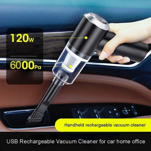 6000Pa Powerful Air Duster Dual Use Powerful Portable Cleaning Machine Fully Automatic Power Cleaning Appliance for Home and Car