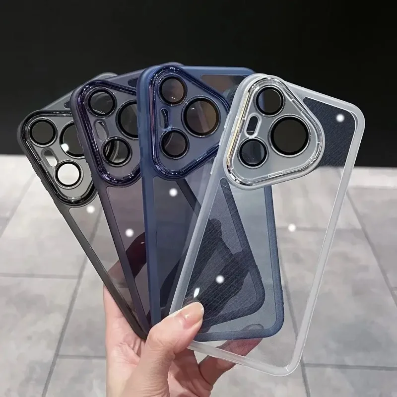 Ultra Full Lens Camera Protection Film Transparent Silicone Clear Phone Case