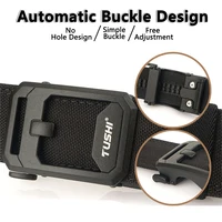 TUSHI Hard Tactical Belt for Men Sturdy Nylon Metal Automatic Buckle Police Duty Military Belt Outdoor Girdle IPSC Accessories - Image 6