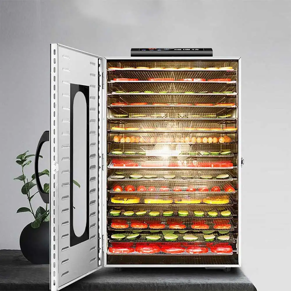 16 layer food dryer Household stainless steel fruit dryer Commercial fruit and vegetable food air