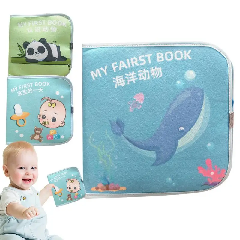 

Sensory Cloth Books Creative Newborn Toys Cloth Books Early Learning Sensory Toys For Newborns Children Girls Boys Kids