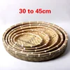 handmade bamboo woven perforated bamboo screen large hole fine hole household dry tea round bamboo board dustpan rice screen 6