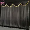 Modern Curtains For Living Dining Room Bedroom Background Black And White Curtain Decoration Soft Layout Customization 3