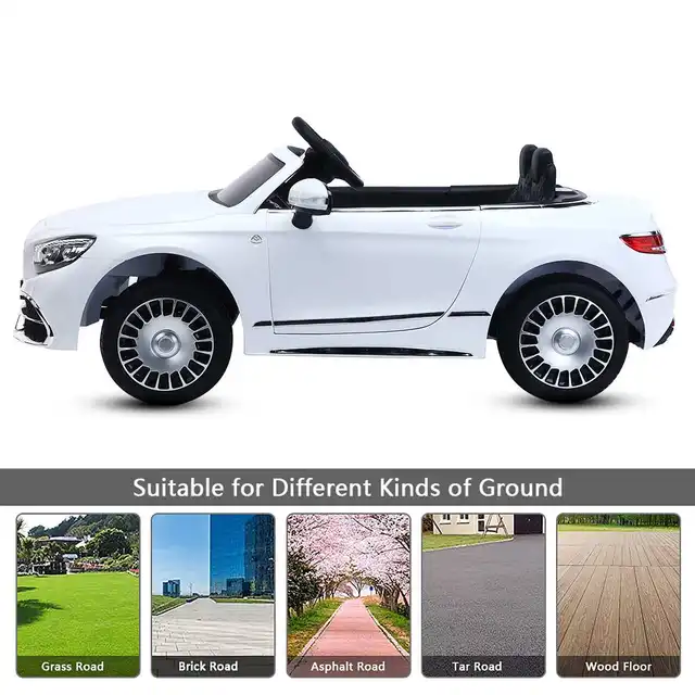 S650 12V Electric Ride On Car Double Door Children Remote Control Electric Car For Childrens Ride On Toy For Kids Gift 6