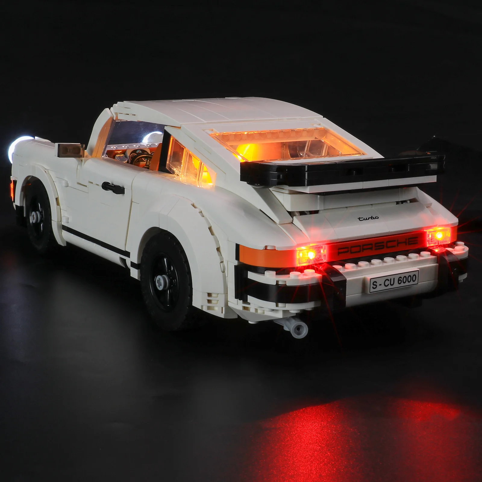 Hprosper LED 조명 10295 Creator Expert Porsche 911 자동차 장식 램프(배터리 박스 포함)(레고 빌딩 블록은 포함되지 않음)
