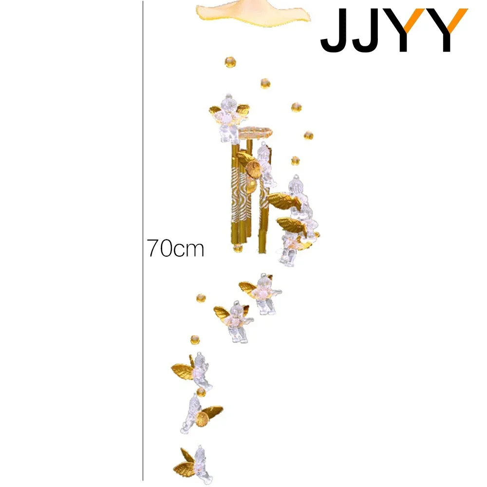 JJYY Angel Cupid Creative Wind Chime Pendant Warm Home Decoration Pendant Student Gift