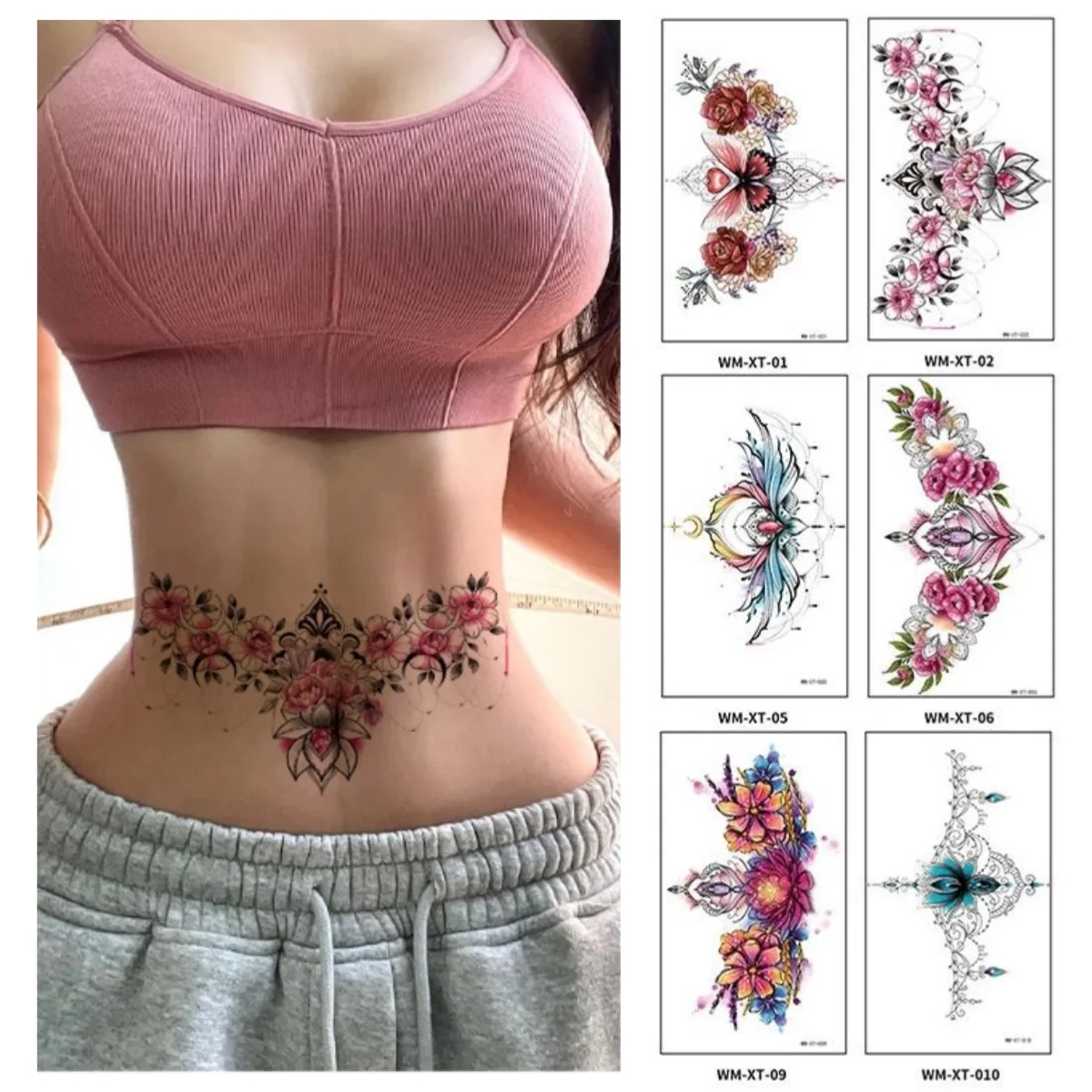 Tatuagem na Barriga Abaixo do Umbigo: A Escolha Perfeita para Quem Busca  Estilo Temporário e Sem, image size:1200x1200