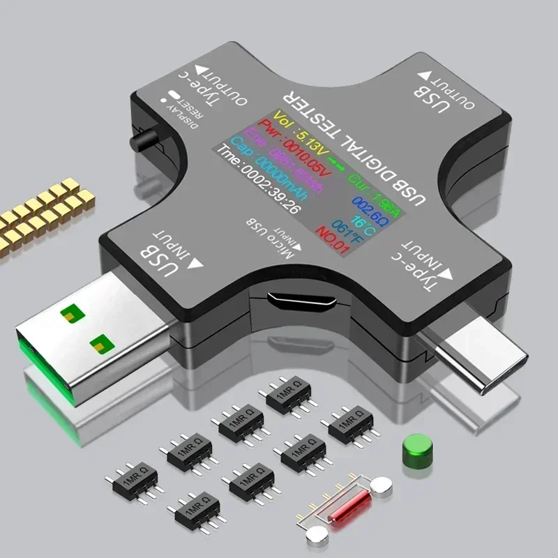 

Power Multifunctional With Tools Fast Current USB Analyzer Charging APP Monitor Tester Detection Testing Voltage Meter