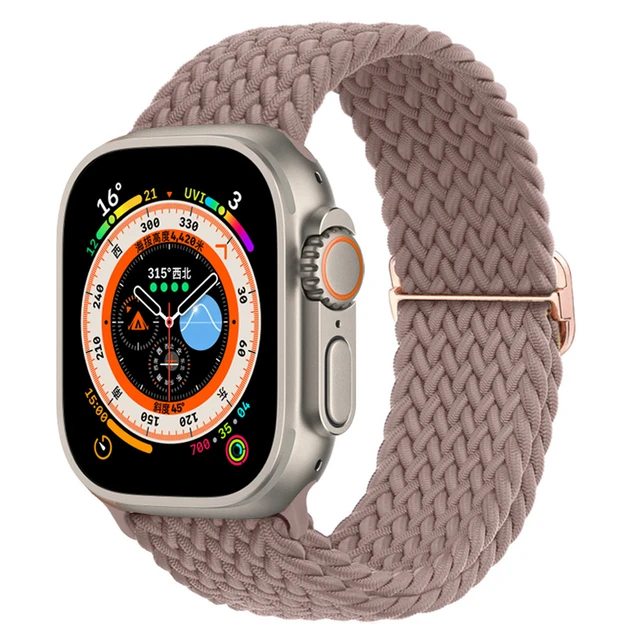 Fully Braided Elastic Strap for Apple Watch | 800x Atlantic Blue / 38mm or 40mm / M