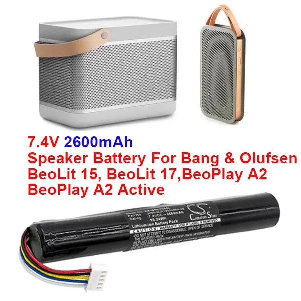 Cameron Sino 2500Mah Batteria Per Fidelio B5 B5/12 Htl9100 Htl9300 Soundbar Htl9100 Fidelio E5 E6 104050-2S 2Icp11/41/54