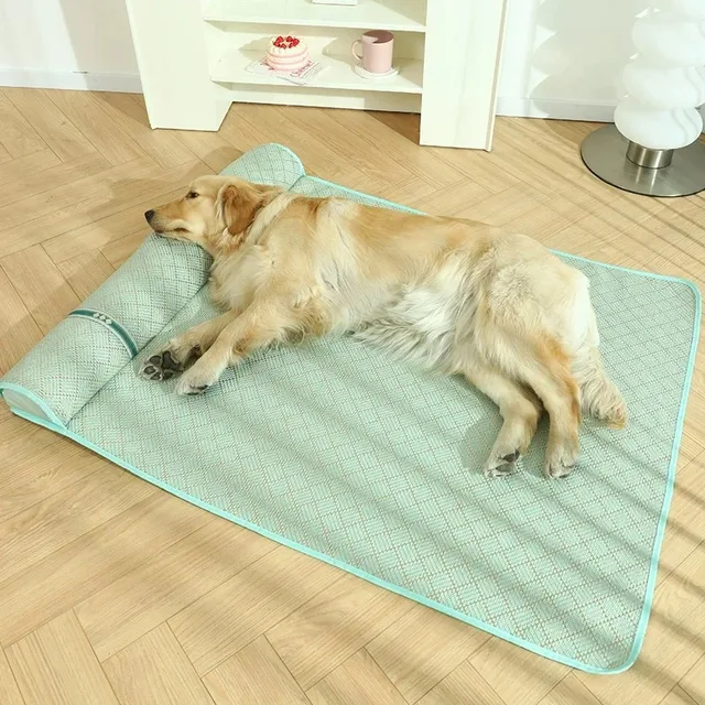 Cooling Bedding for Dogs Mat Pets Supplies Dog Beds Tiny Washable Bed Lie Outdoor House Cushion Mattress Large Pet Accessories 6