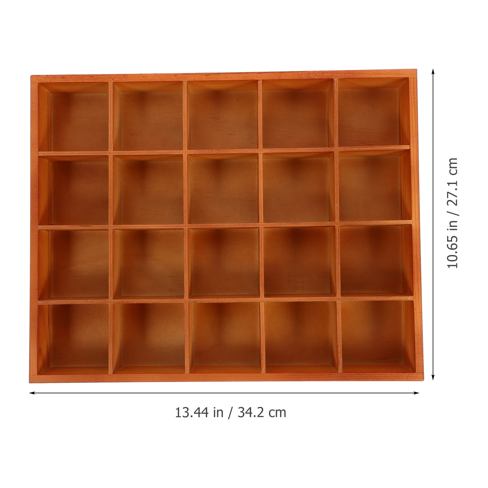 Wooden Sorting Tray Wood Divided Organizer Wooden Section Box Sock Socks Desktop Organizing Wooden Compartment 3