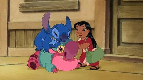 Lilo & stitch diy pintura por números pintados à mão pintura a óleo desenho  sobre tela matar o tempo presente original decoração de casa