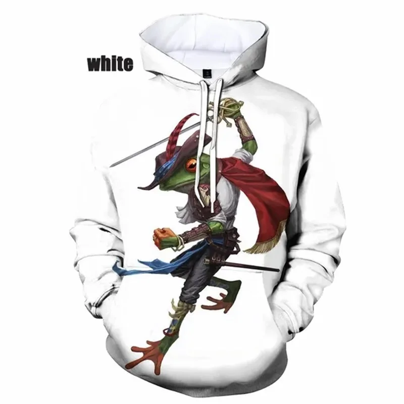 thumbnail image 1 of Sudadera con capucha de animales divertidos para hombres y mujeres, sudadera con estampado 3D de rana, sudaderas casuales, sudaderas con gráficos de gran tamaño, ropa para hombres, 1 of 5