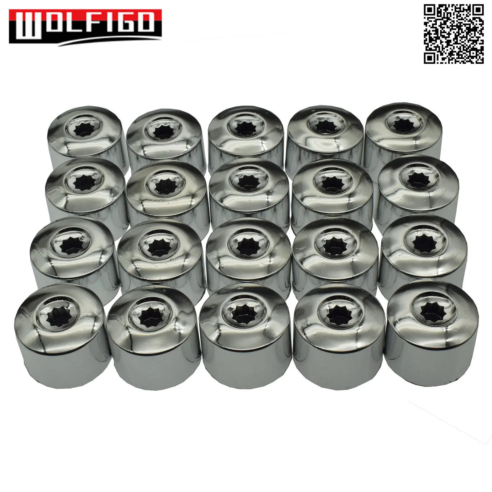 New20pcsCarWheelBoltCapsTyreScrewsCoverForVWPOLOTiguan