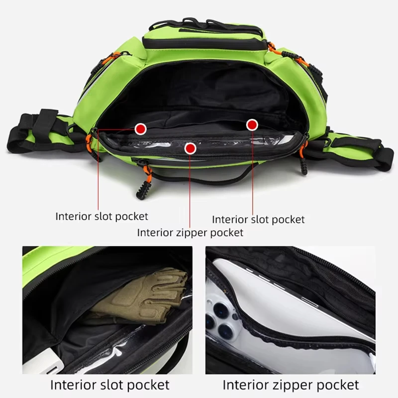 Waterproof Oxford Chest Bag for Men Hiking Camping Outdoor