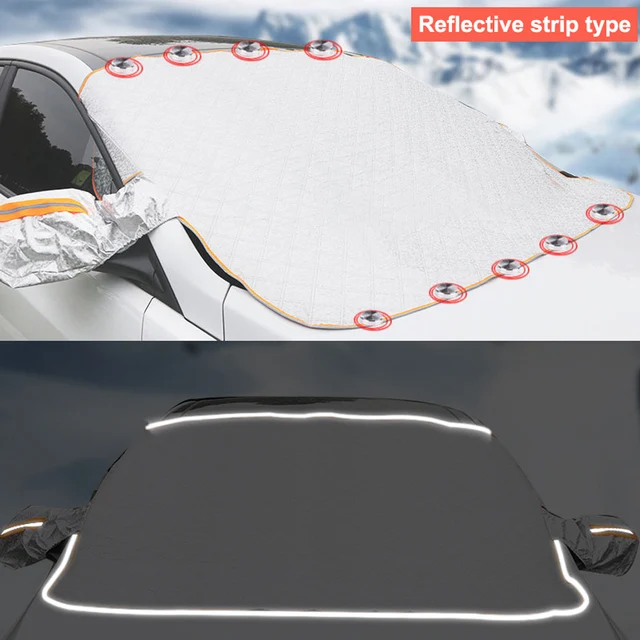 housse voiture bache voiture extérieur Juste de protection de capot de pare-brise  de voiture, pare-soleil anti-gel, pièces automobiles, anti-neige, épais,  3/5 couches, hiver - AliExpress