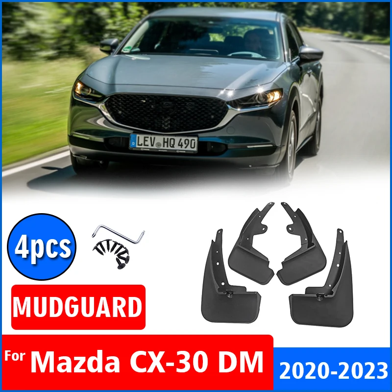 4 Pièces Voiture Bavettes, pour Mazda CX-5 2022 2023 Avant arrière