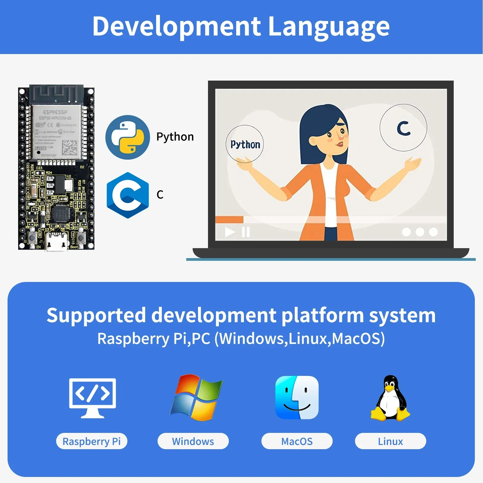 KEYESTUDIO ESP32 Ultimate Learning Kit Electronic Components Sensors Module For Arduino Essential Starter Kit Python Programming - 2