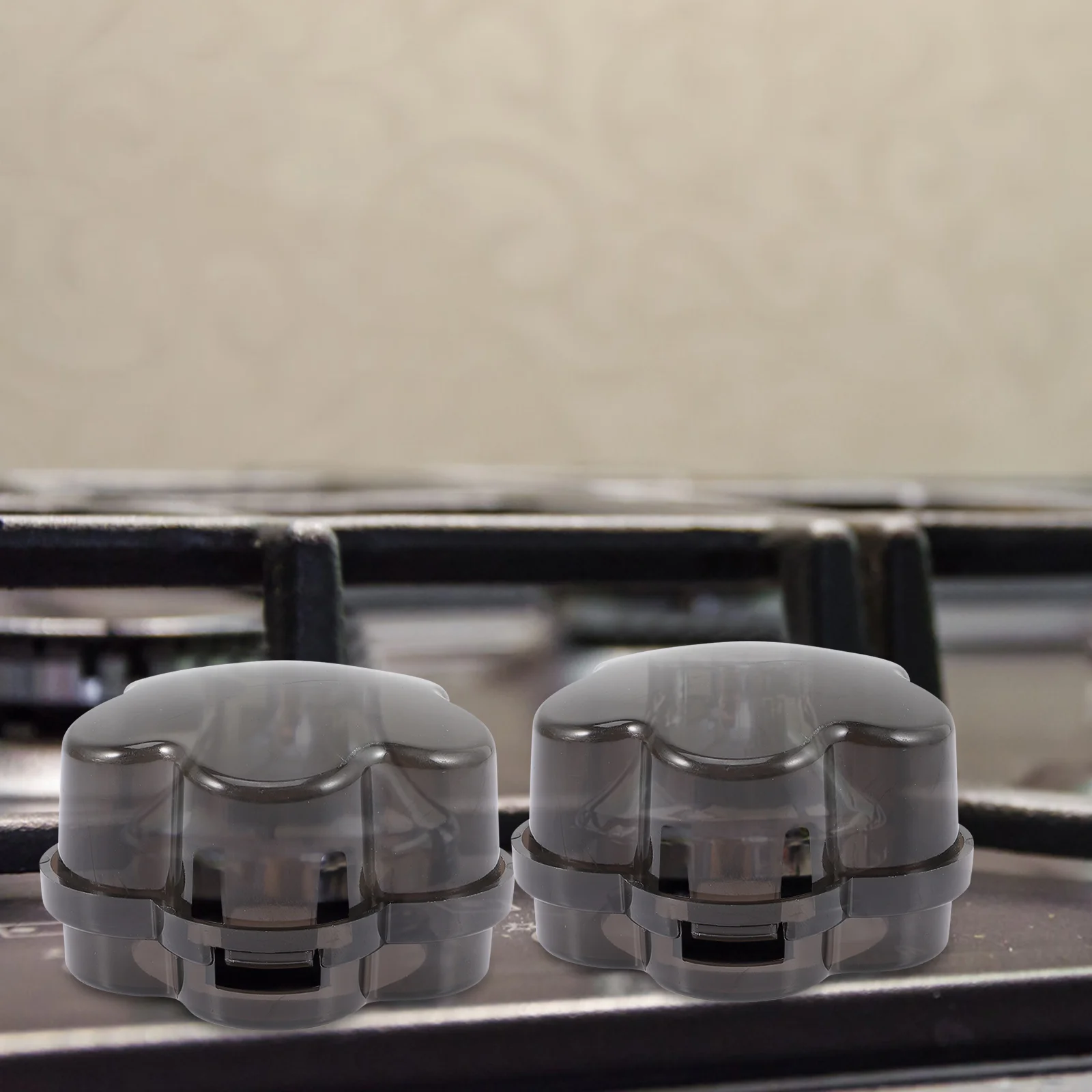 4 Pcs Gas Stove Knob Covers Child Safety Guards Cooker Locks Transparent Protective Covers Stove Safety Gas Burner