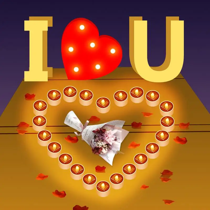 1PCS Solar Tea Light LED Candles Outdoor Waterproof Flameless Solar Tea Lights Rechargeable Candles For Party Garden Home Decors