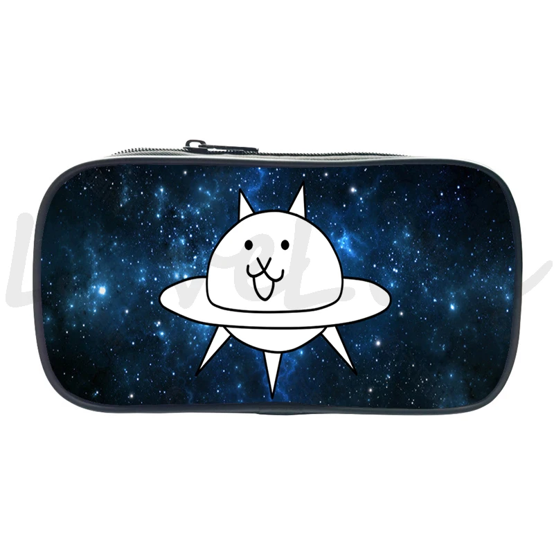 Cartoon Game The Battle Cats Pencil Case Children Pen Bag Boys Girls Pencil Bag Kids Stationery Bag Cosmetic Cases Pencil Pouch 2