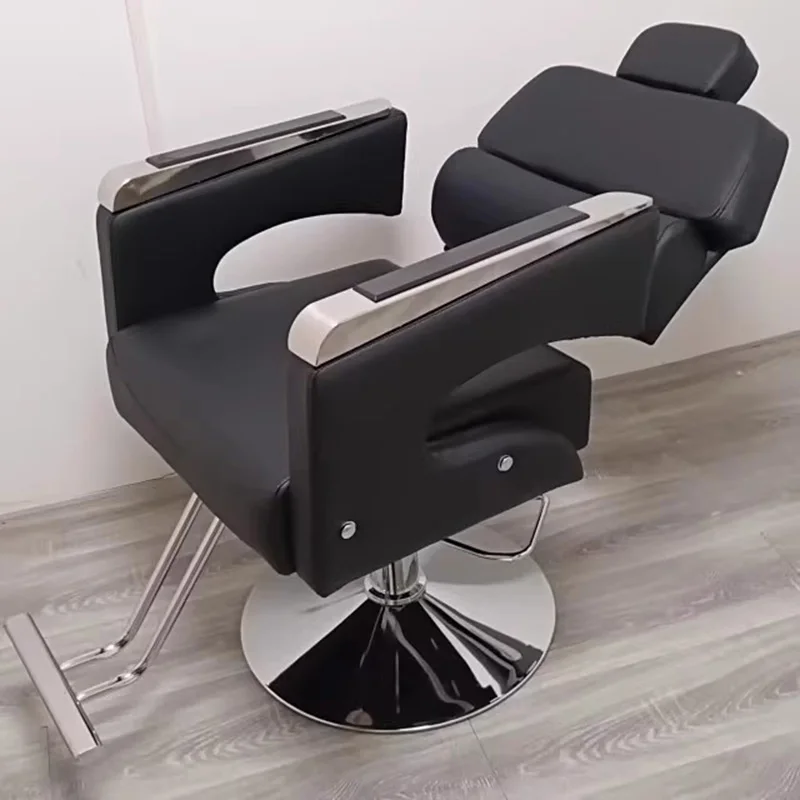 Beauty Makeup Barber Chairs Swivel Dressing Spinning Spa Lounge Barber Chairs Adjustable Taburete Con Ruedas Furniture WJ35XP