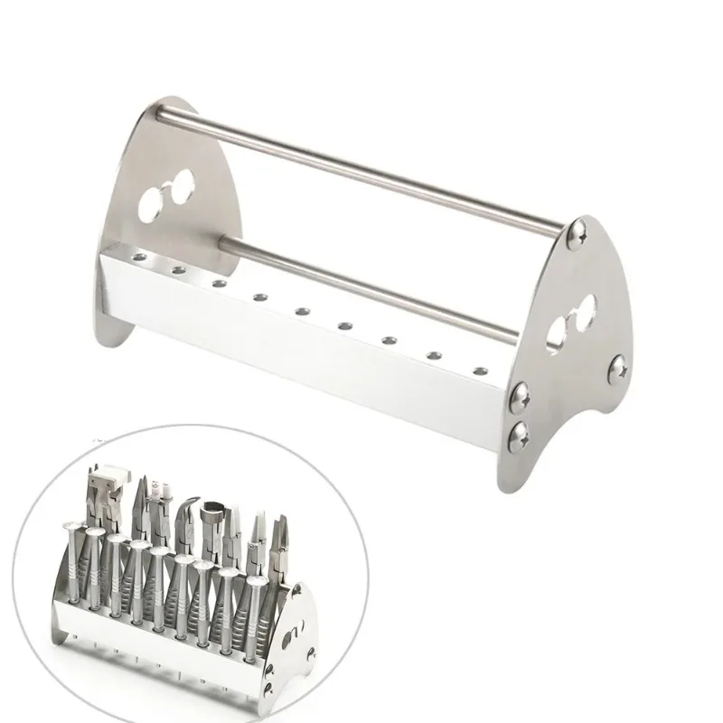 Stainless Steel Glasses Tool Holder Screwdriver Pliers Organizing Placement Rack Repair Tool Storage Box tool organizer storage container screwdriver organizer plier organizer electronic component storage boxes
