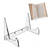 Acrylic Book Display Stand Magazine Comic Easel Rack Transparent Vinyl Record Phone Tablet Holder Books Collection Stand 1