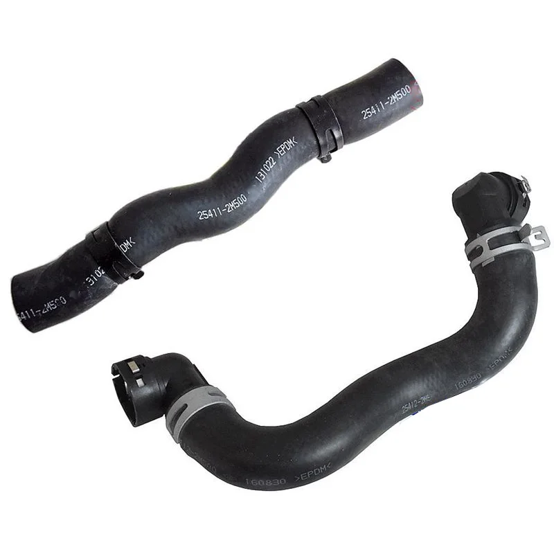 

NBJKATO Brand New Genuine Radiator Hose Assy OEM 25411-2M500 ,25415-2M500 For Hyundai Genesis Coupe 2.0L 2012 2014